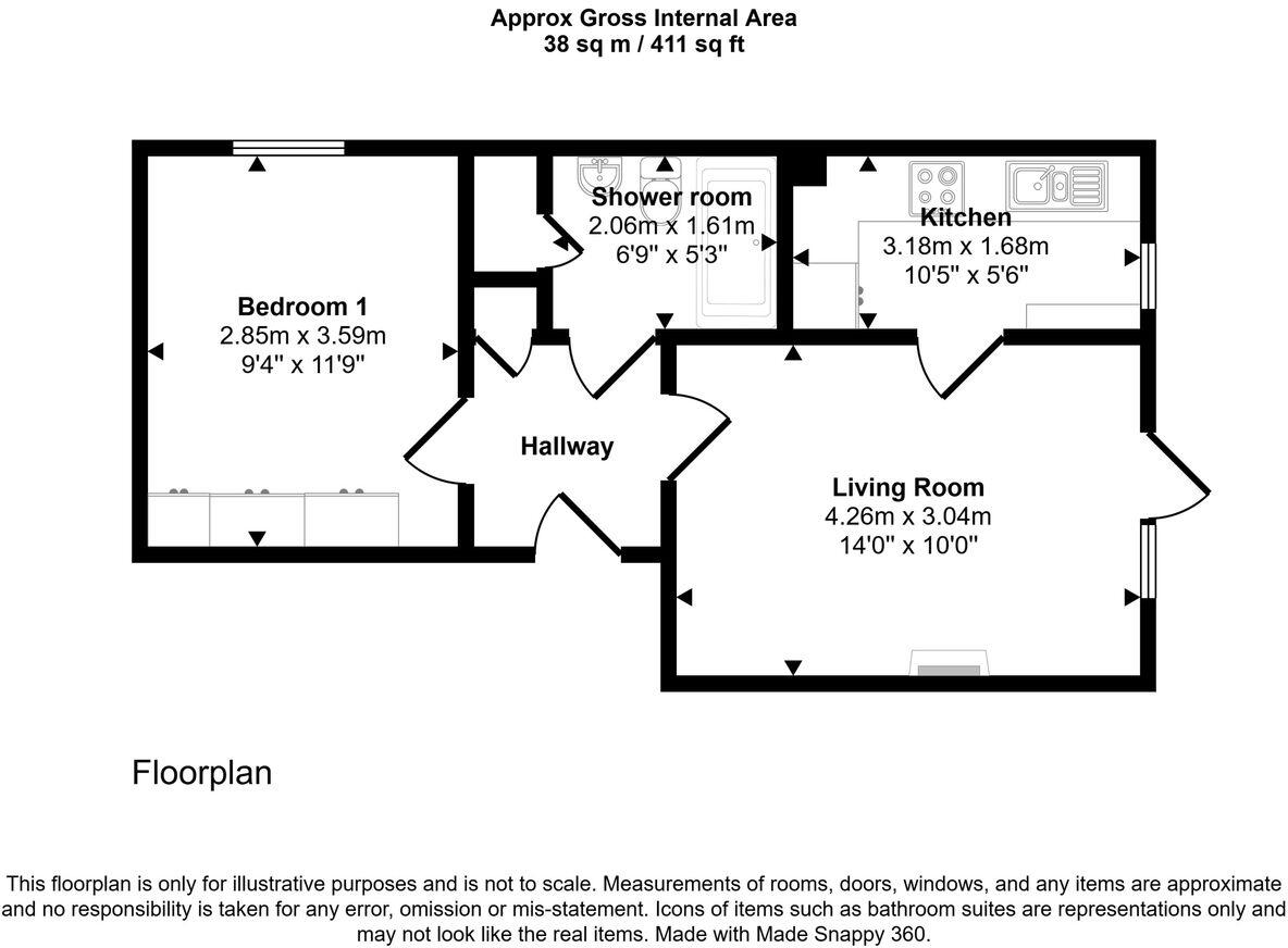 Upper Bridge Street, Wye, Ashford, Kent, TN25 5AX floorplan
