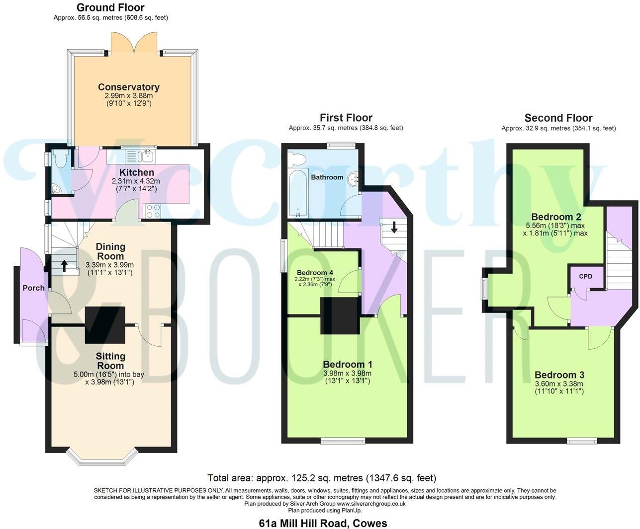 VICTORIAN SEMI-DETACHED IN GREAT LOCATION - Mill Hill Road, Cowes floorplan