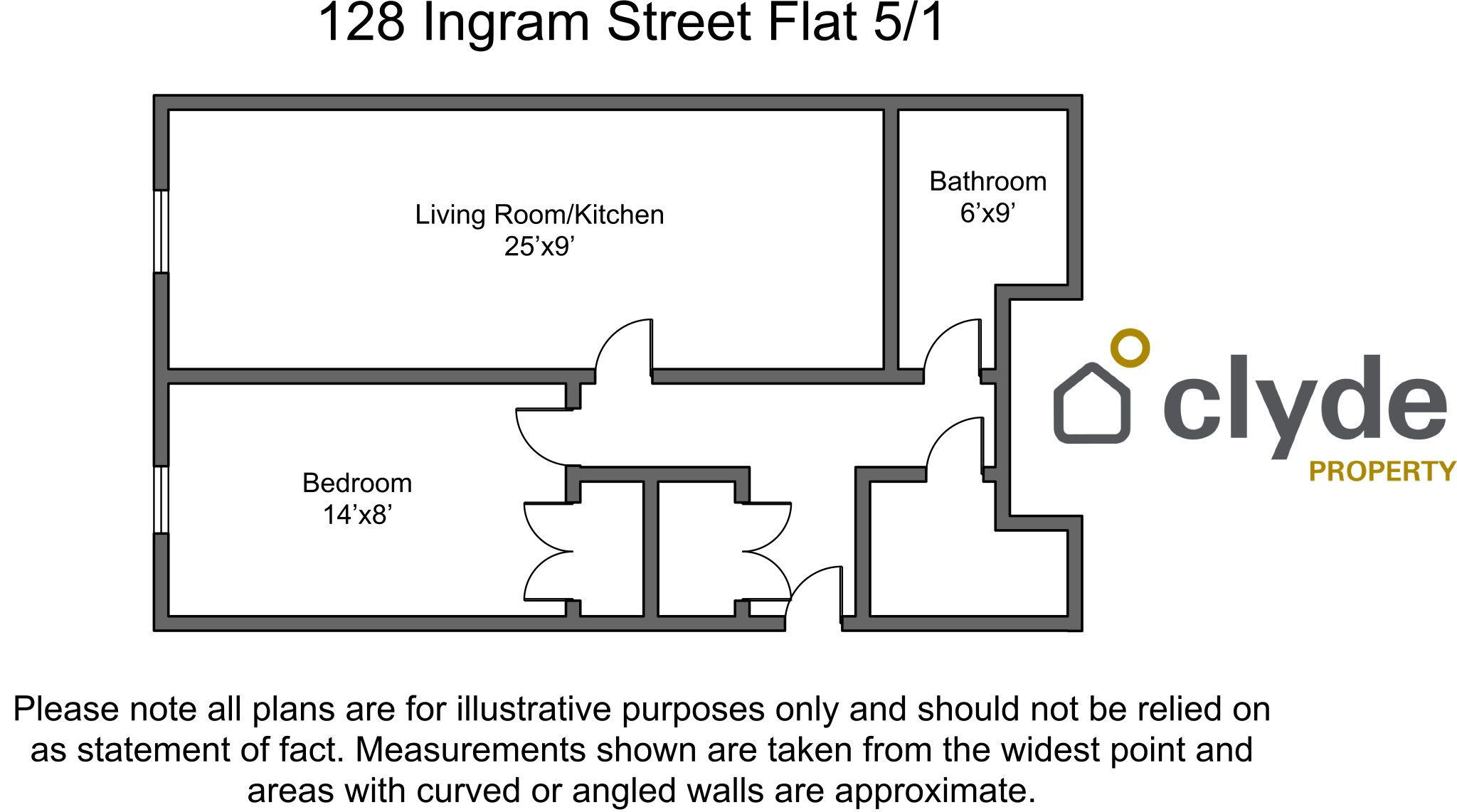 Ingram Street, Flat 5-1, Glasgow, G1 floorplan