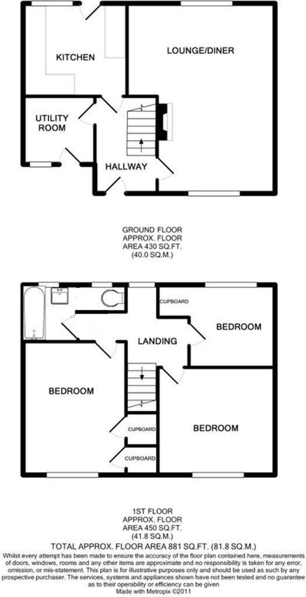 Croasdale Avenue, Whitehaven, CA28 floorplan