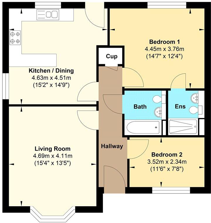 Plot 6, The Birch, Wool Hayes Meadow, Shepton Beauchamp, Ilminster, Somerset, TA19 floorplan