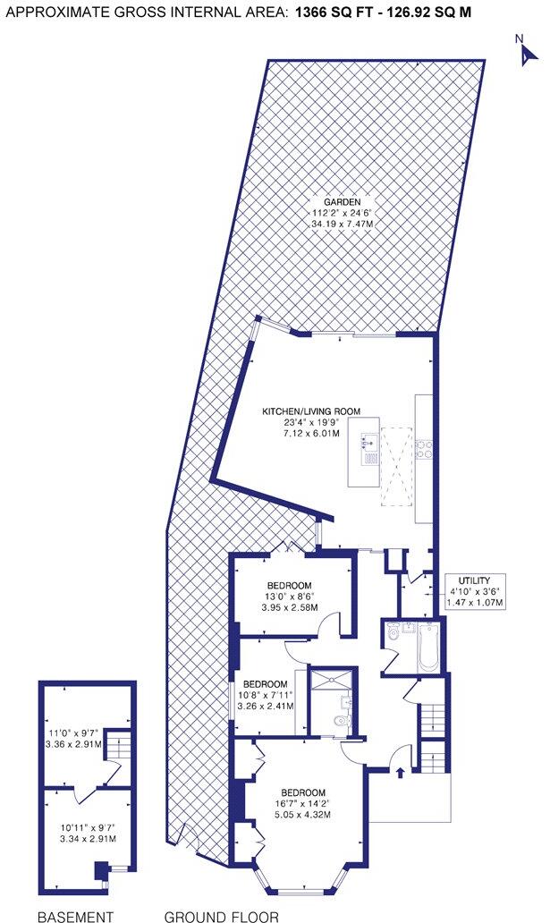 Ferme Park Road, London, N4 floorplan