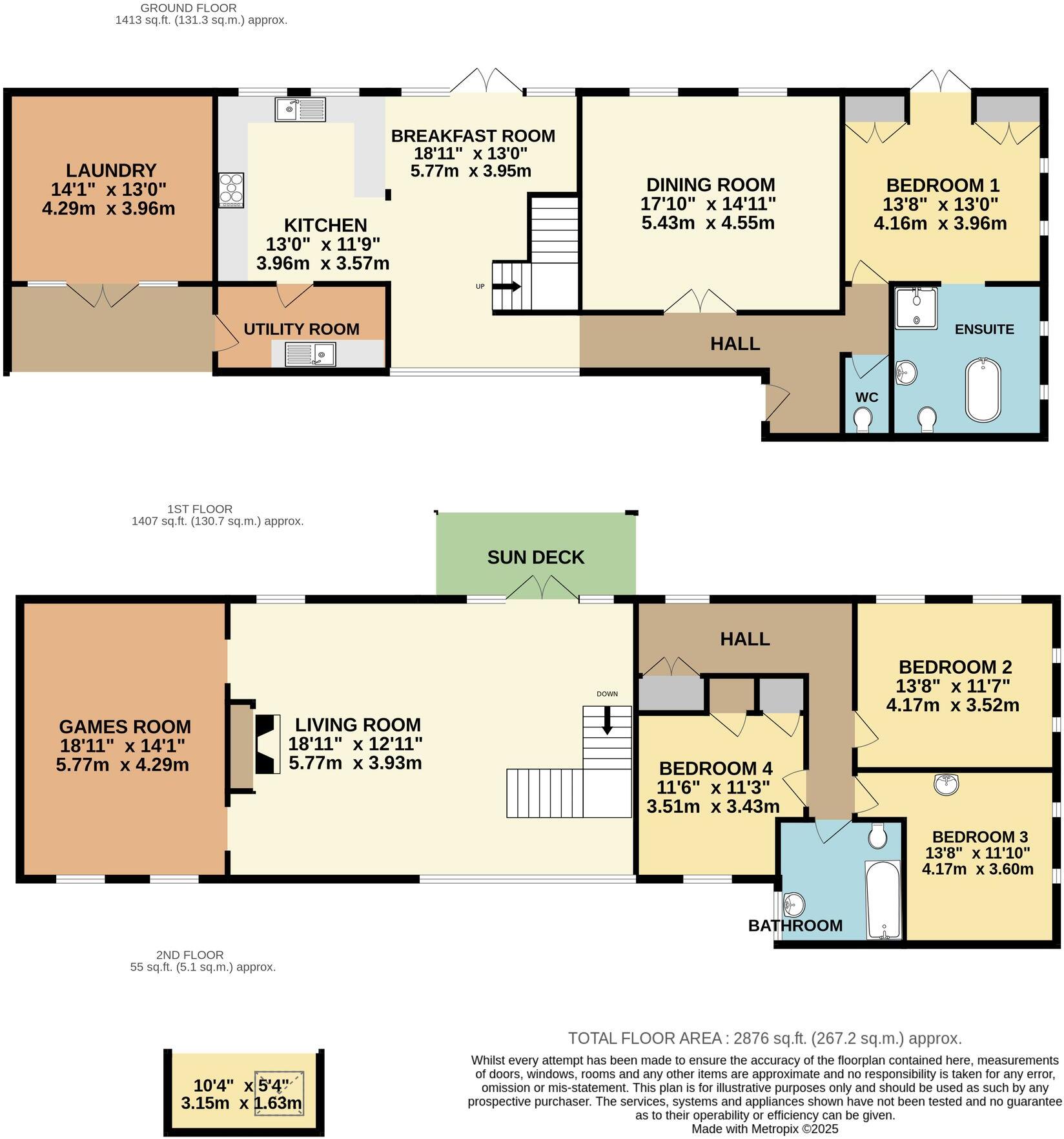 2 Bryncalled Barns, Bucknell, SY7 floorplan
