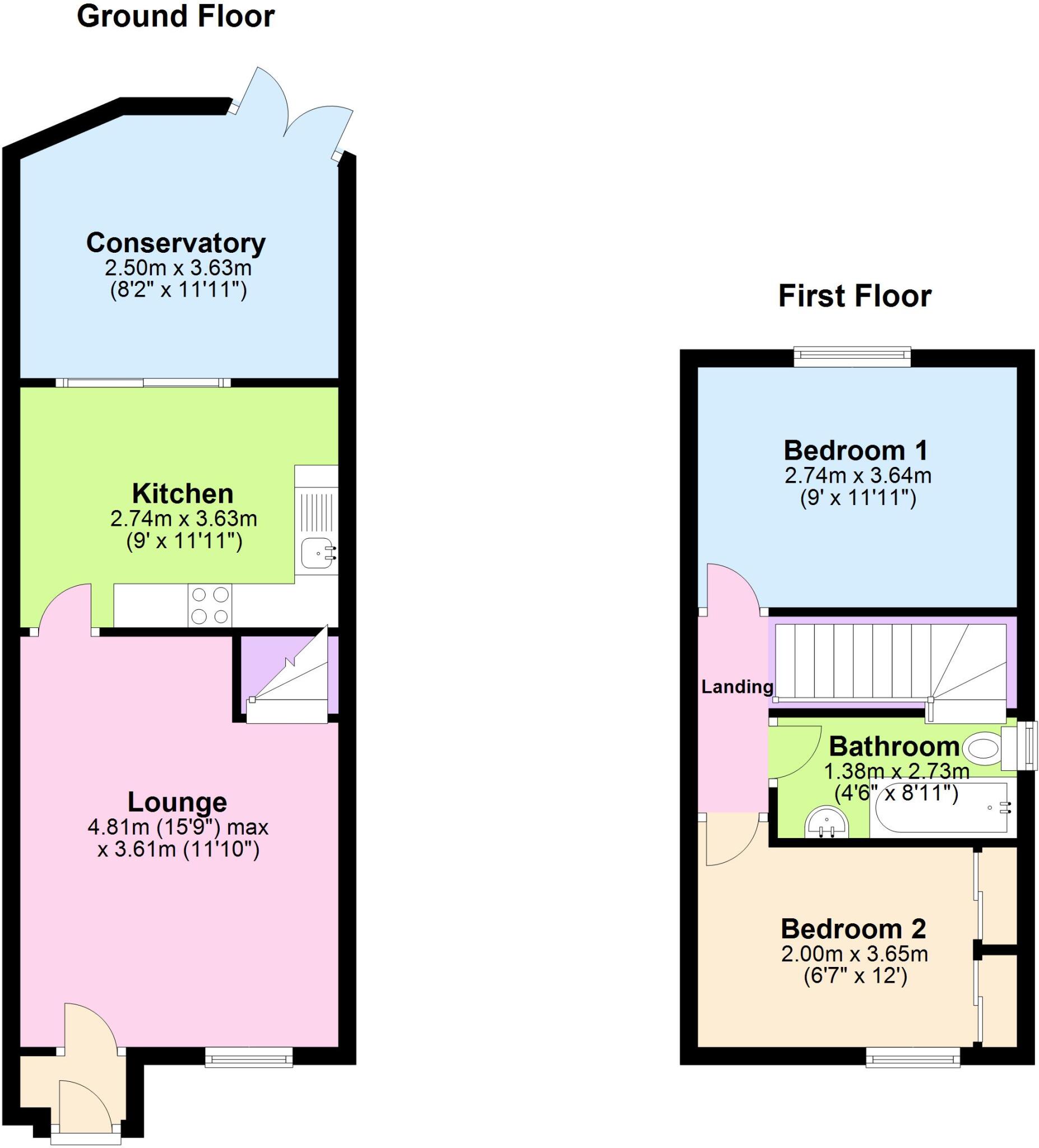 Courtney Close, Wollaton, NOTTINGHAM floorplan