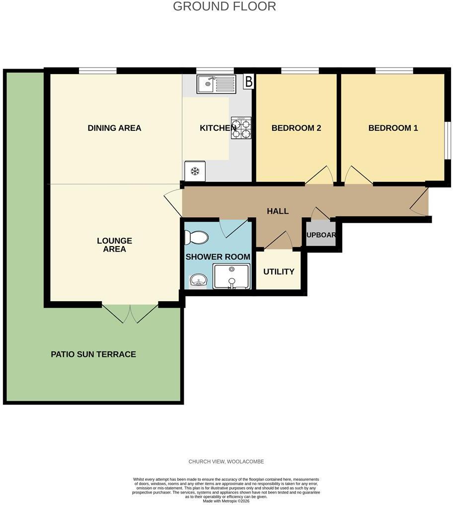 Beach Road, Woolacombe floorplan