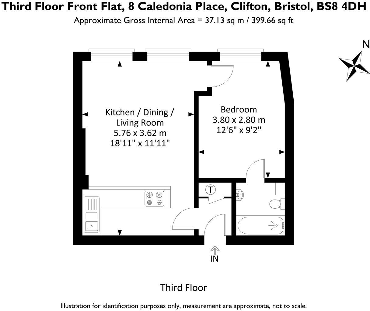 Caledonia Place, Clifton, Bristol floorplan