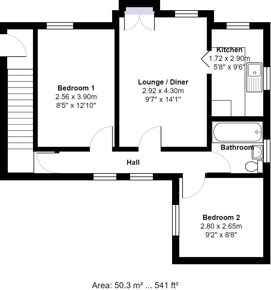 Riverside Park, BS35 floorplan
