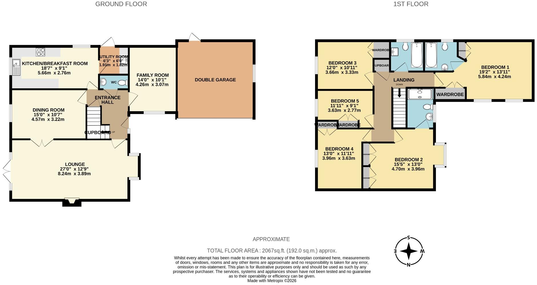 Curlys Way, Swallowfield, RG7 floorplan