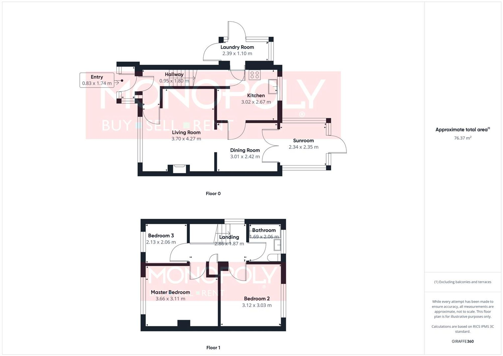 Ffordd Colomendy, Denbigh, LL16 floorplan