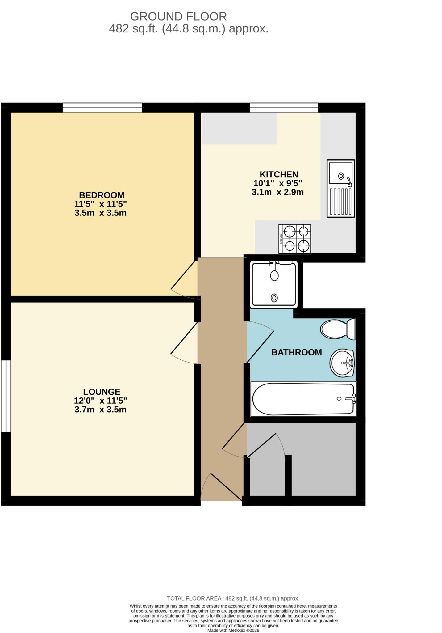 Dukes Road, St Neots floorplan