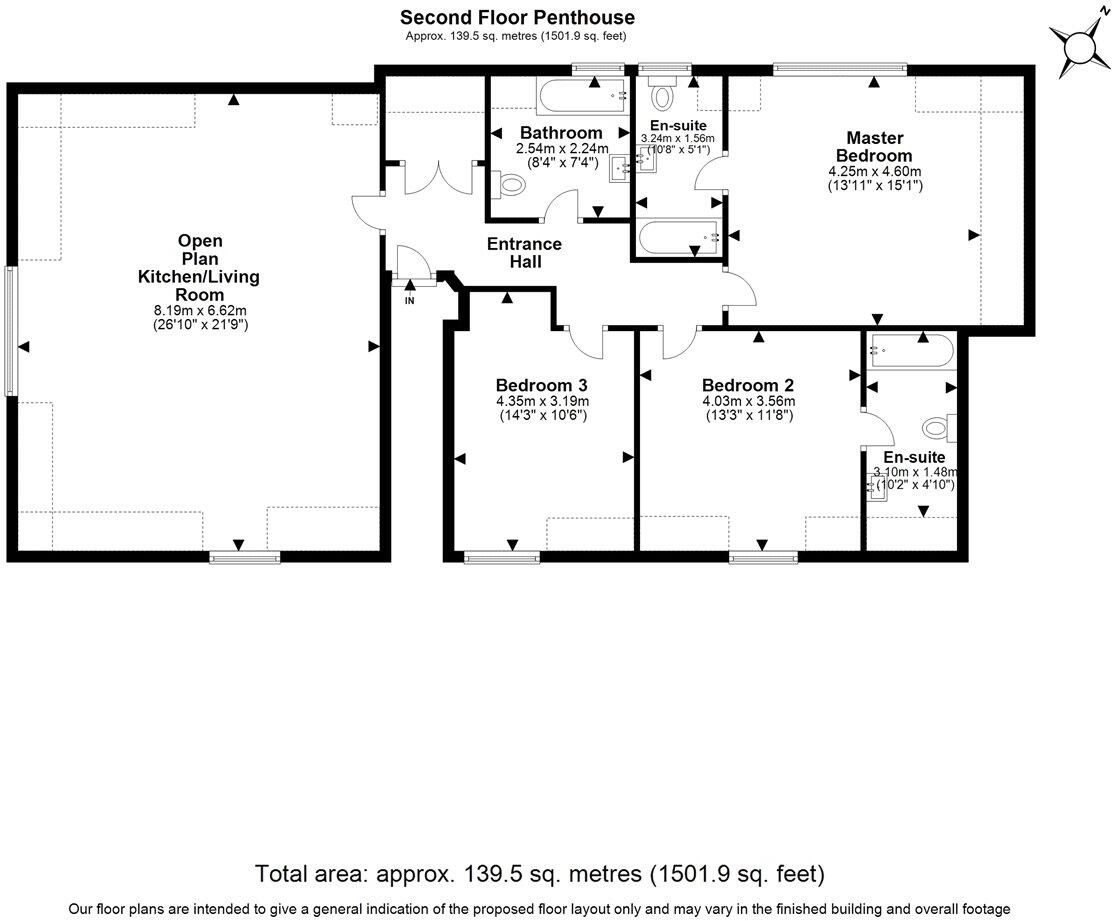 Manor Road, Chigwell, Essex, IG7 floorplan
