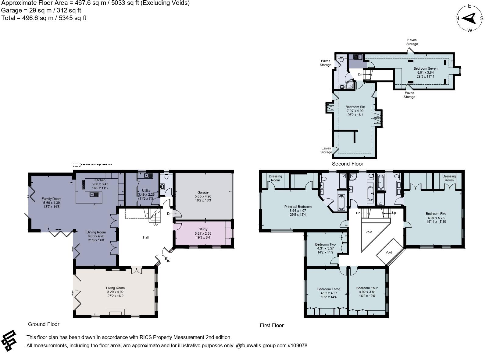 Steels Lane, Oxshott, Leatherhead, Surrey, KT22 floorplan