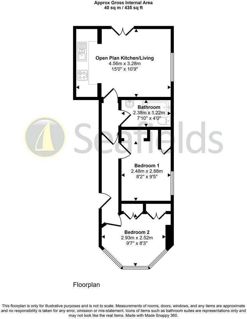 George Street, Ryde, PO33 2FE floorplan