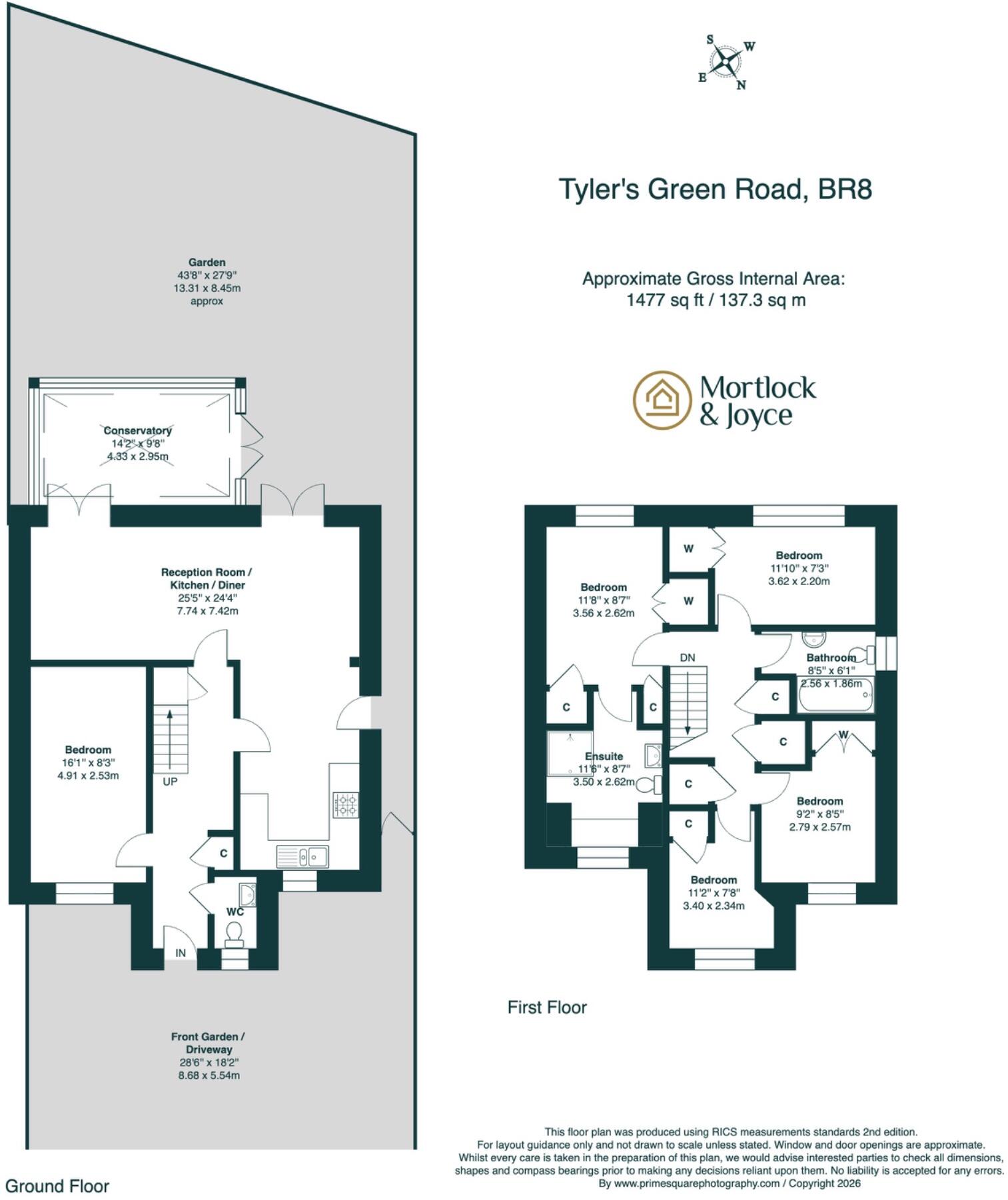 Tylers Green Road, Crockenhill, Kent, BR8 8LG floorplan