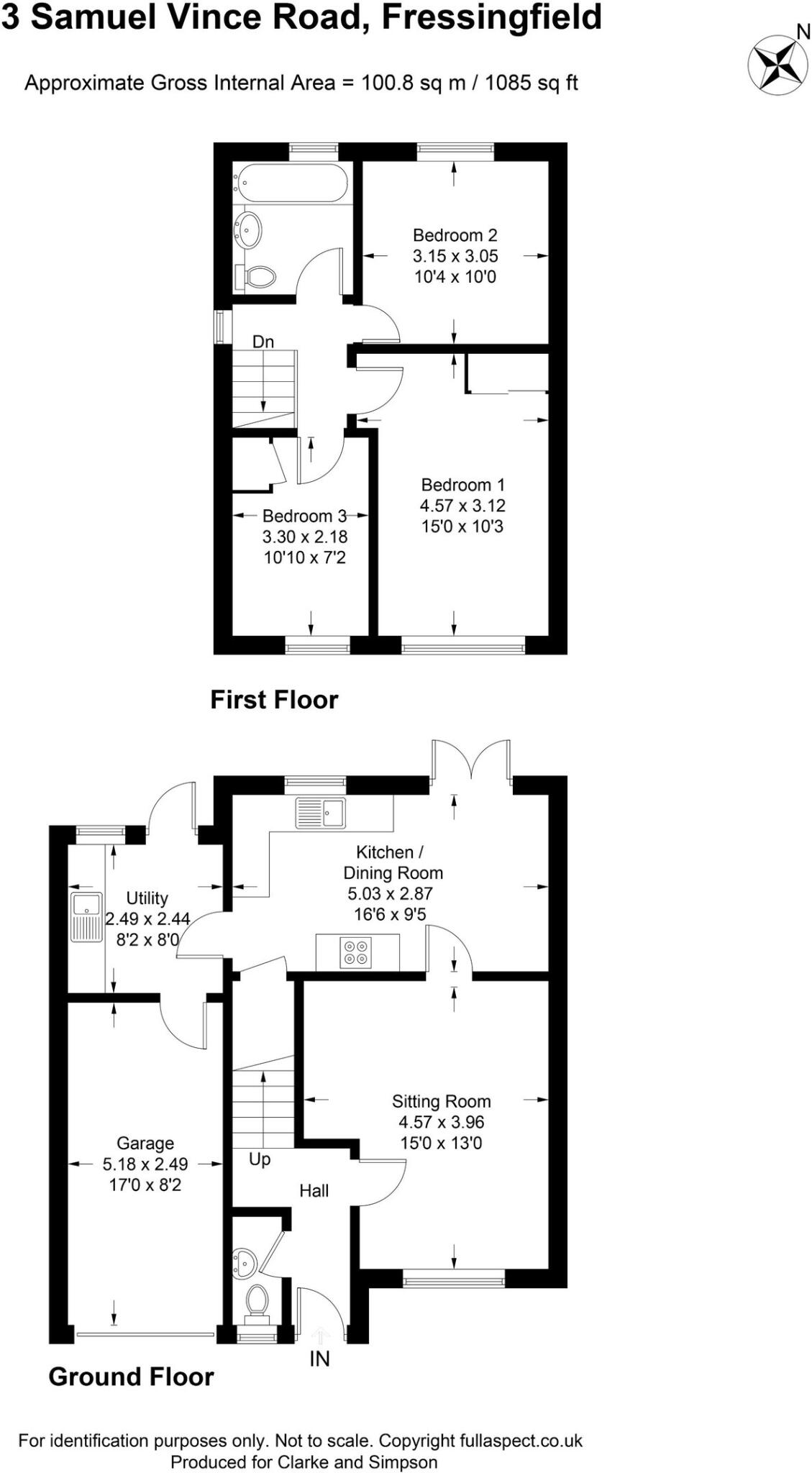 Fressingfield, Suffolk floorplan