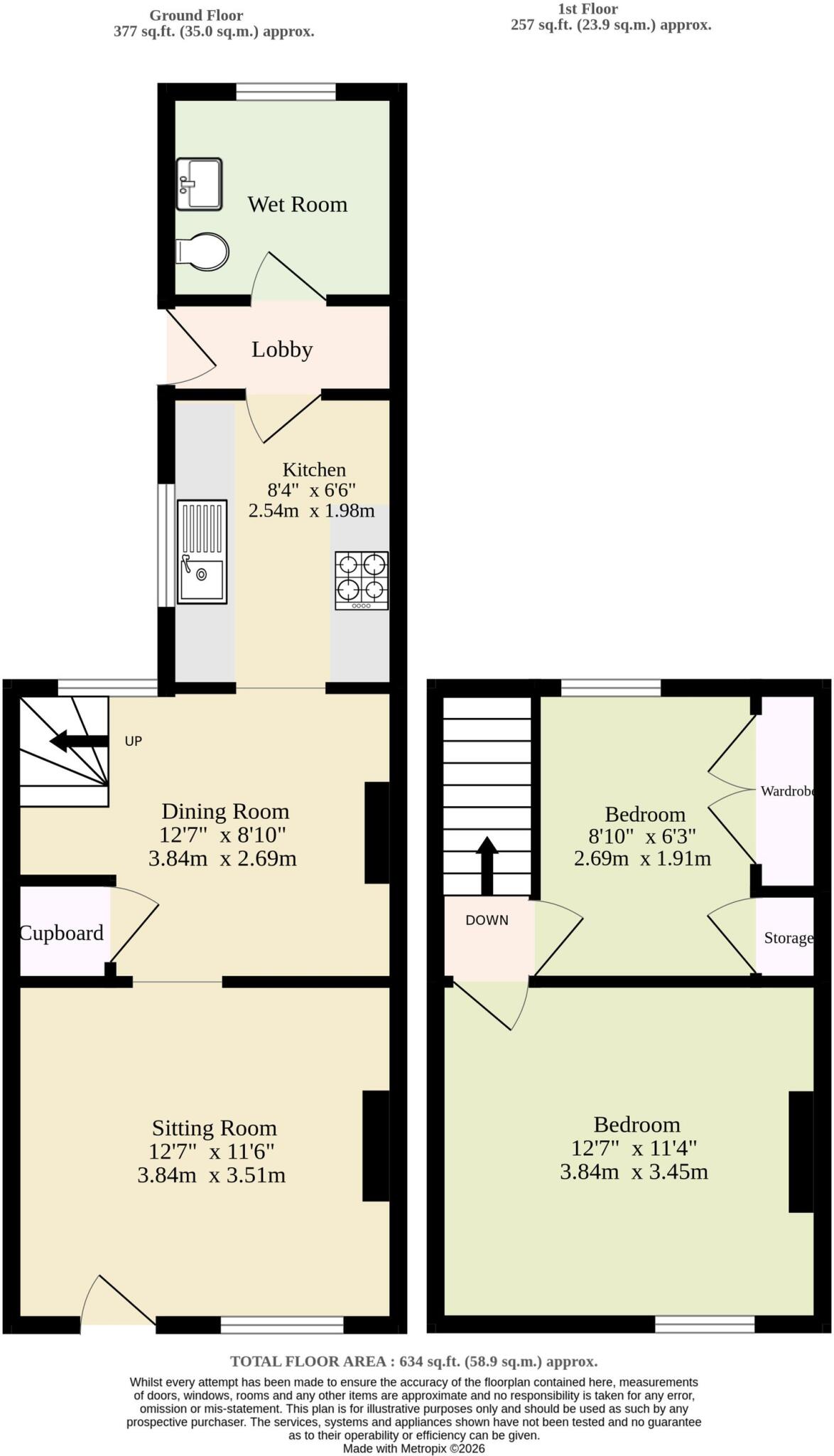 Old Palace Road, Norwich floorplan