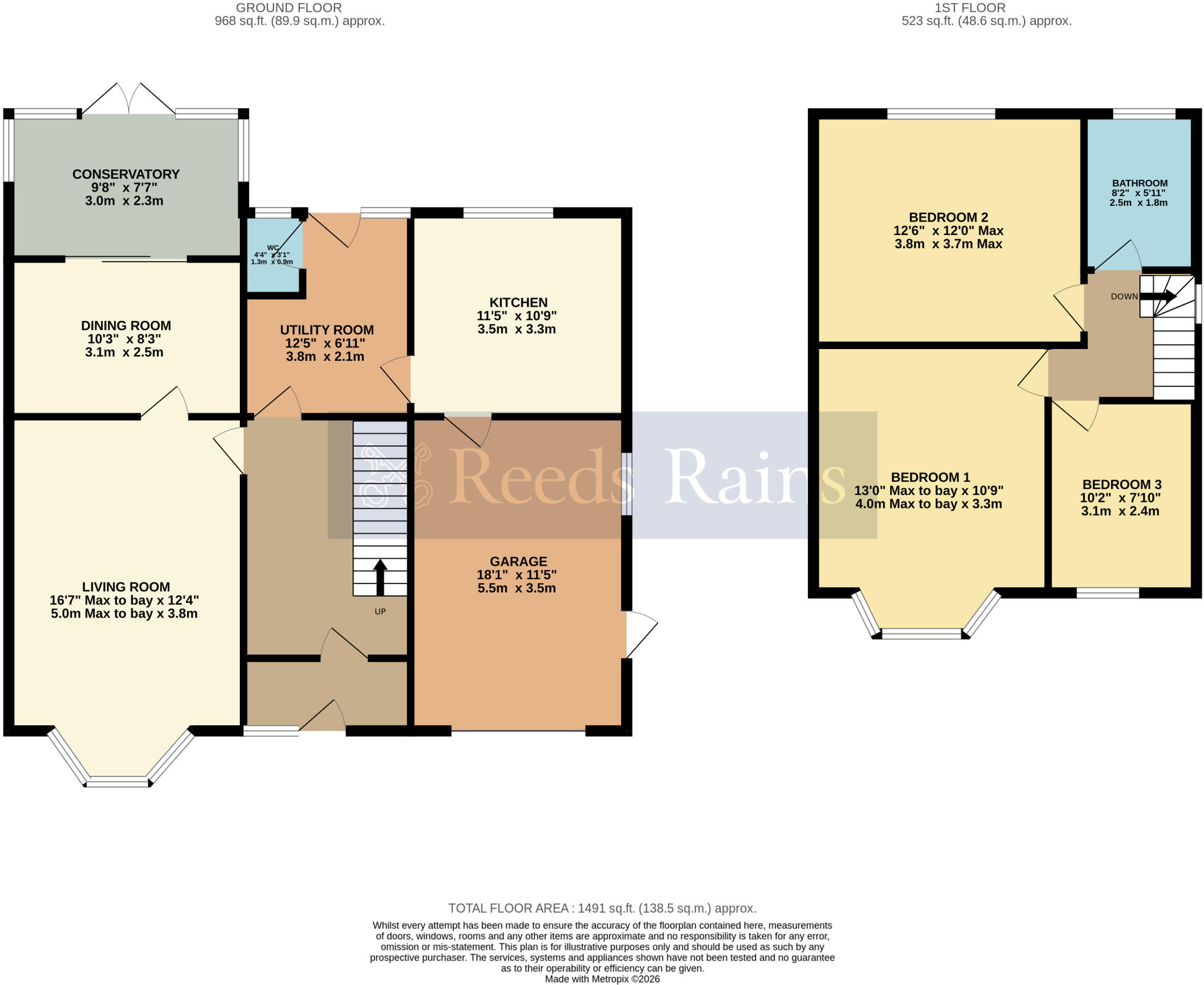 School Lane, Badsey, Evesham, Worcestershire, WR11 floorplan