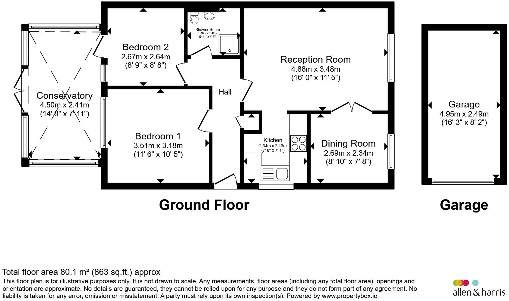 Heath Drive, Frome floorplan