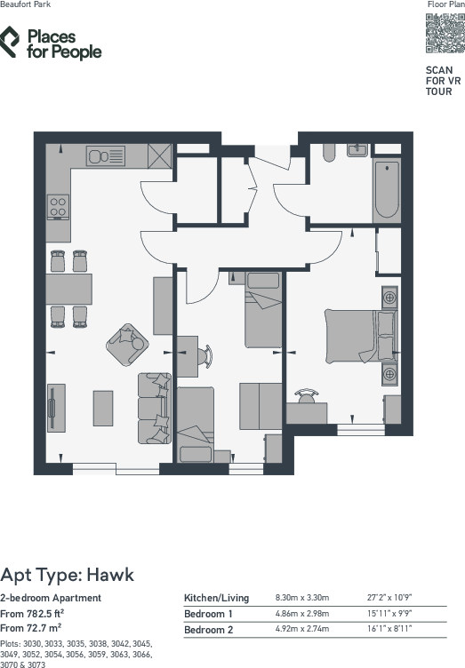 Beaufort Park, Caversham Road, Colindale, Barnet, London floorplan