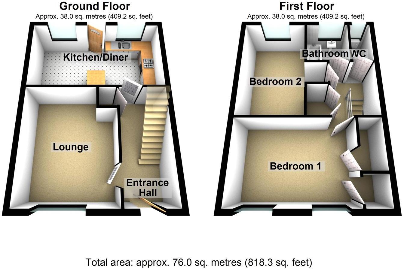 Naseby Way, Great Glen floorplan