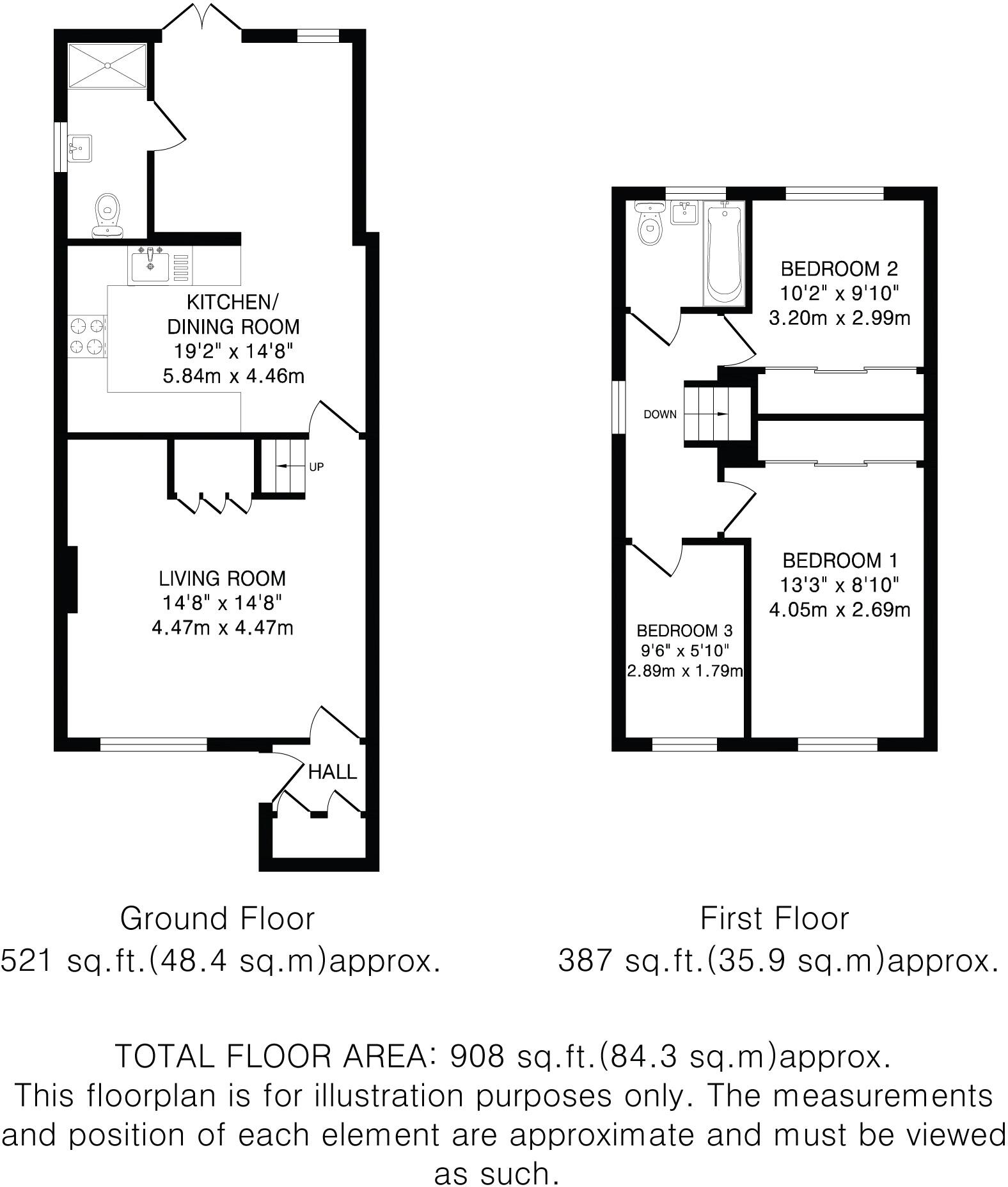 Lords Wood, Welwyn Garden City, Hertfordshire, AL7 floorplan