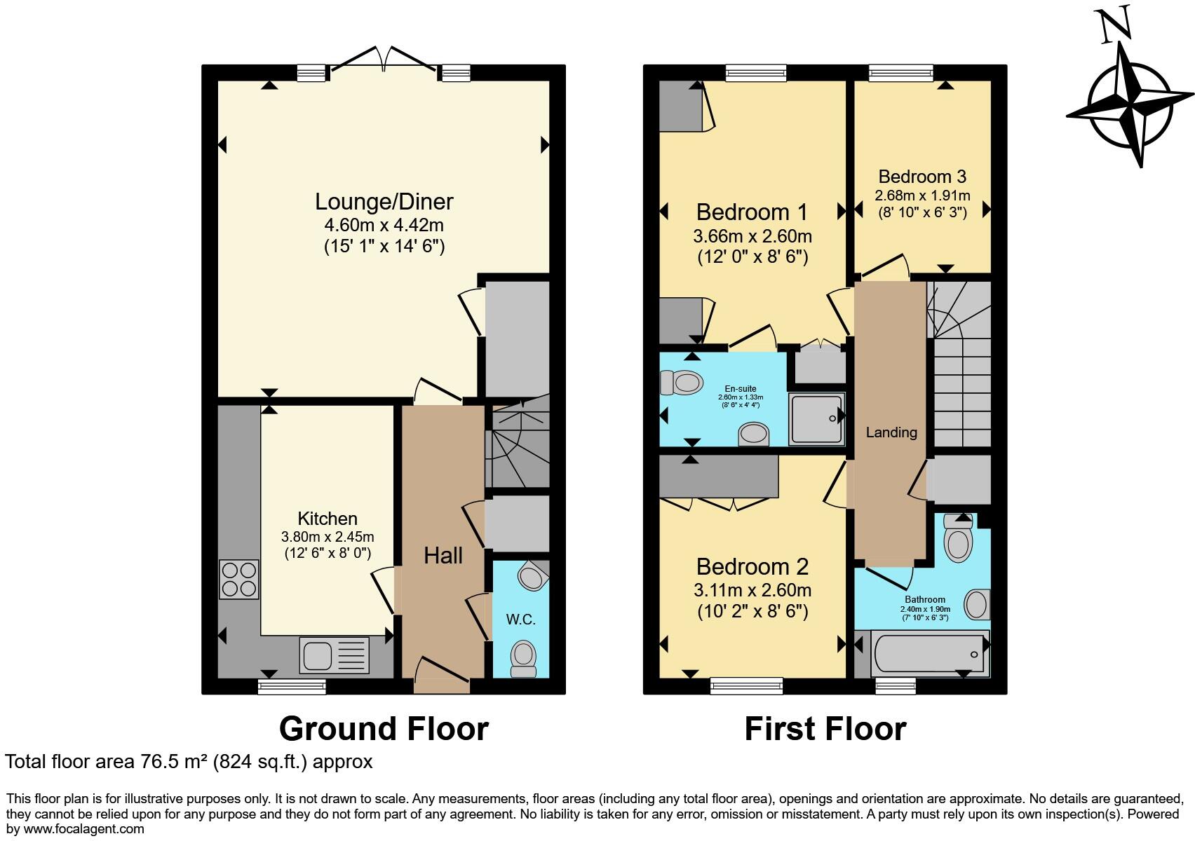 Martletts Close, Peacehaven, BN10 floorplan