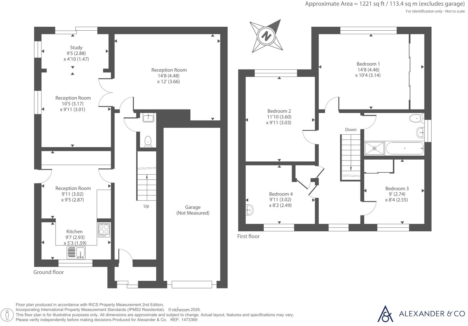 Mentmore Crescent, Dunstable, Bedfordshire floorplan
