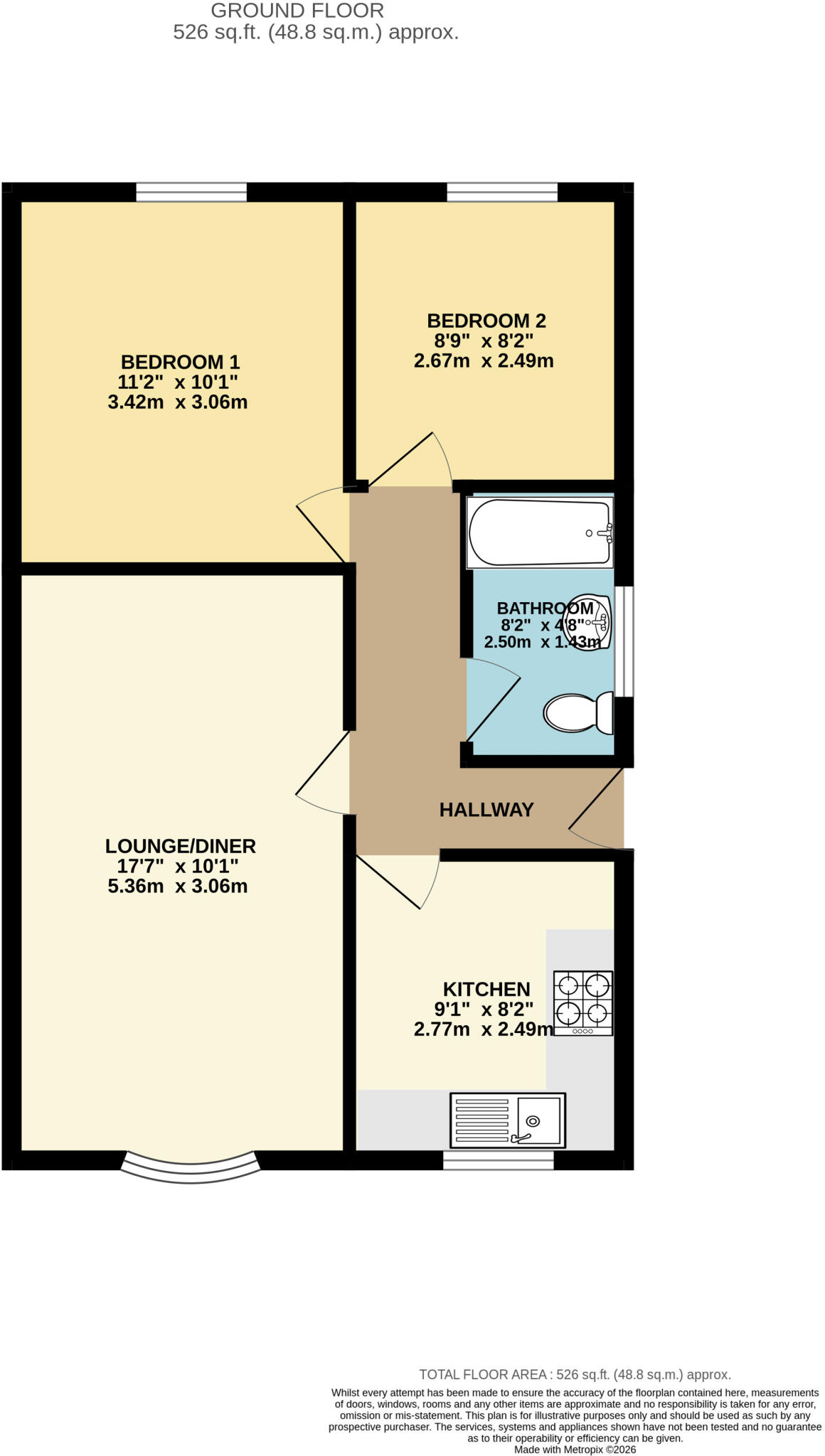 Mill Lane, South Ferriby, DN18 floorplan