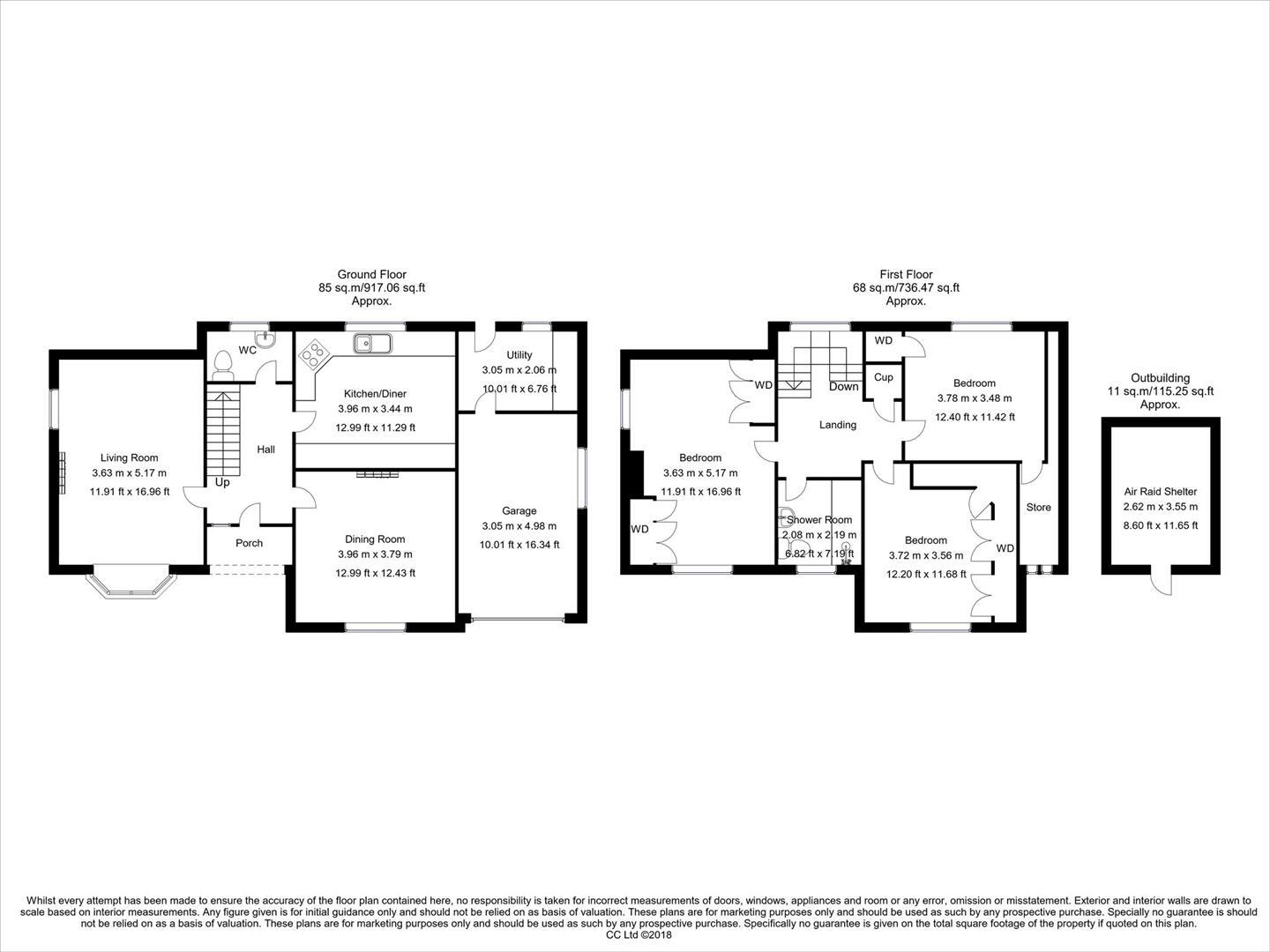 Cornhill, Allestree, Derby floorplan