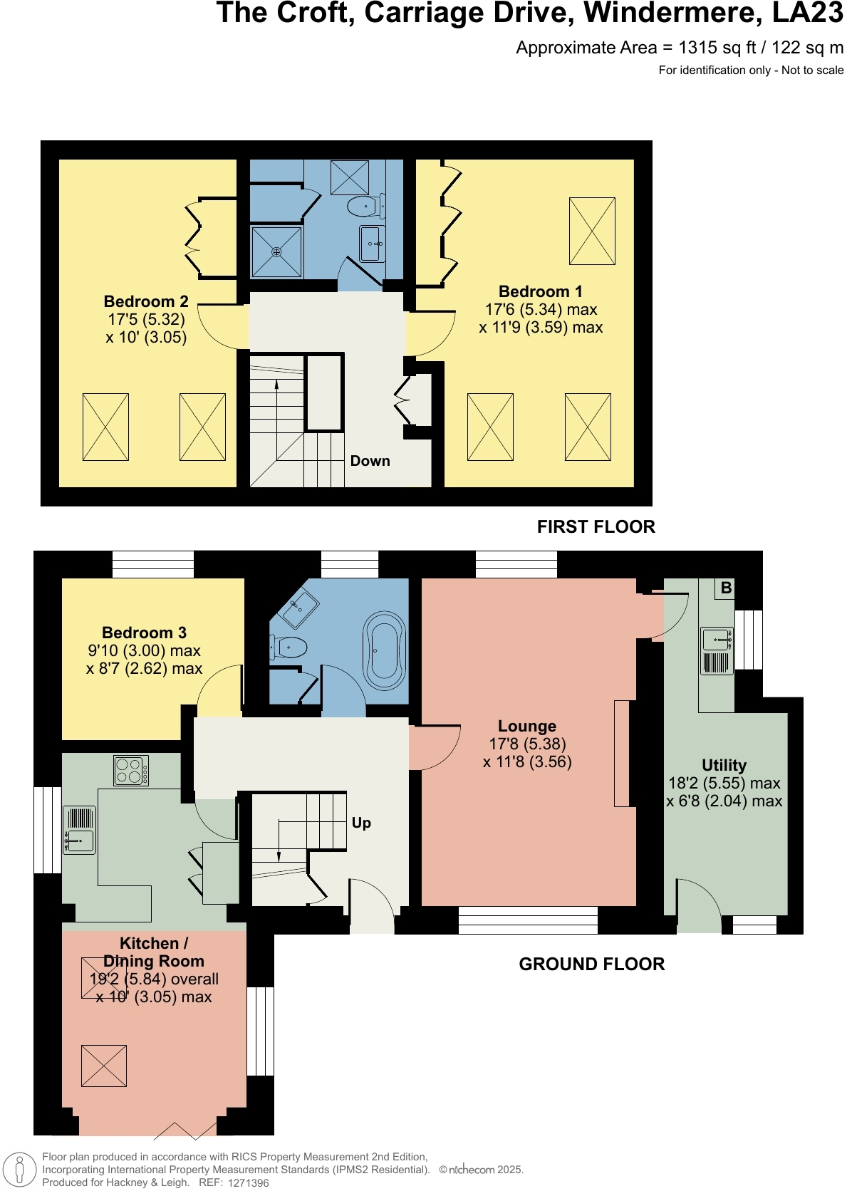 The Croft, Carriage Drive, Windermere, Cumbria, LA23 1SA floorplan