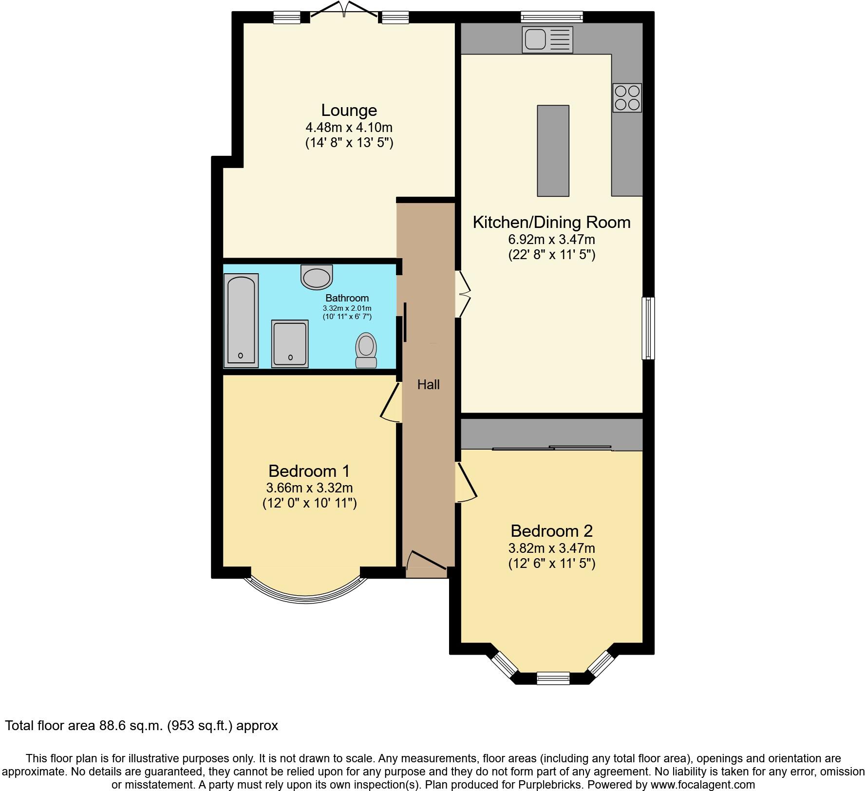 Avondale Road, Basildon, SS16 floorplan