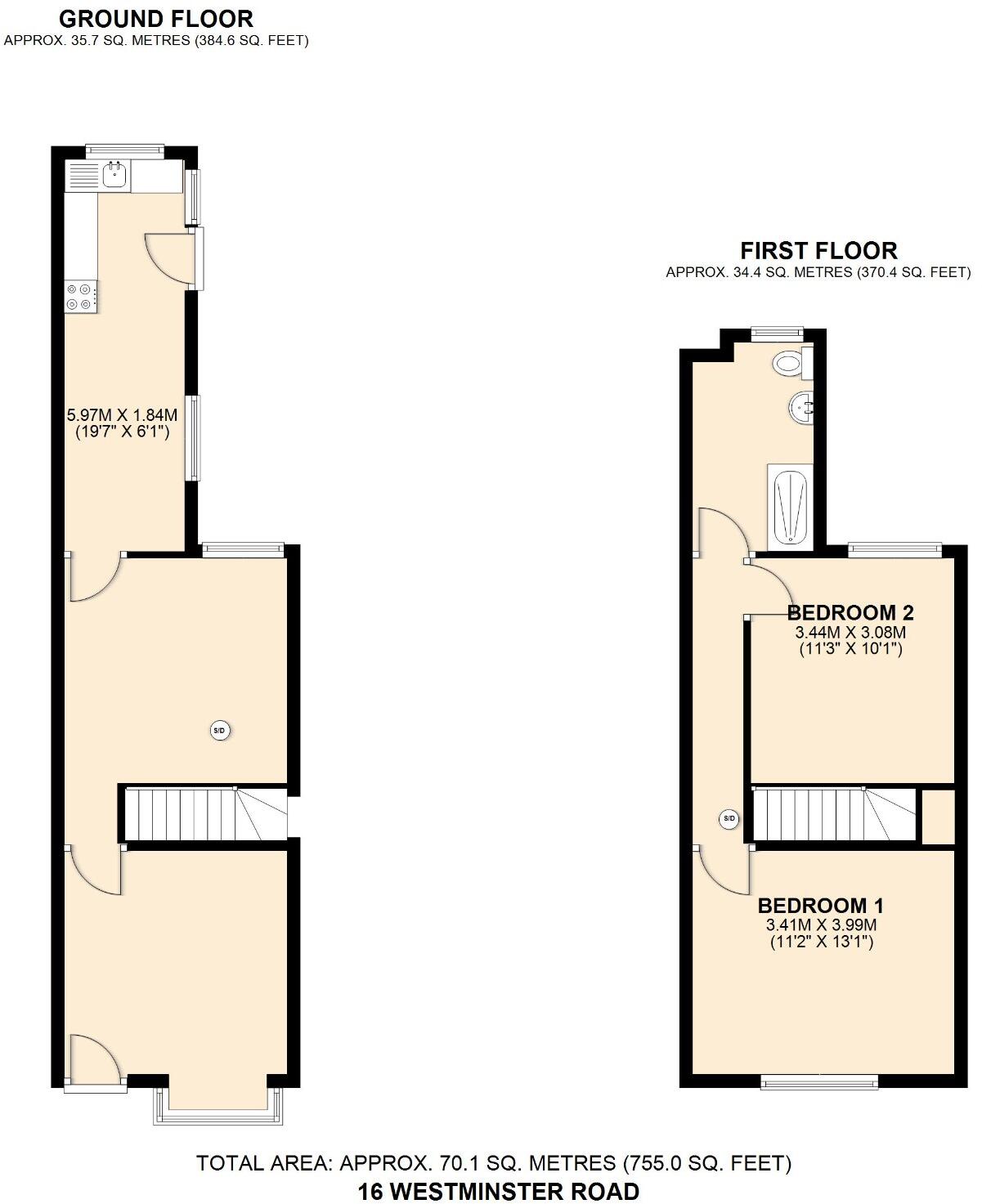 Westminster Road, Birmingham, B29 floorplan