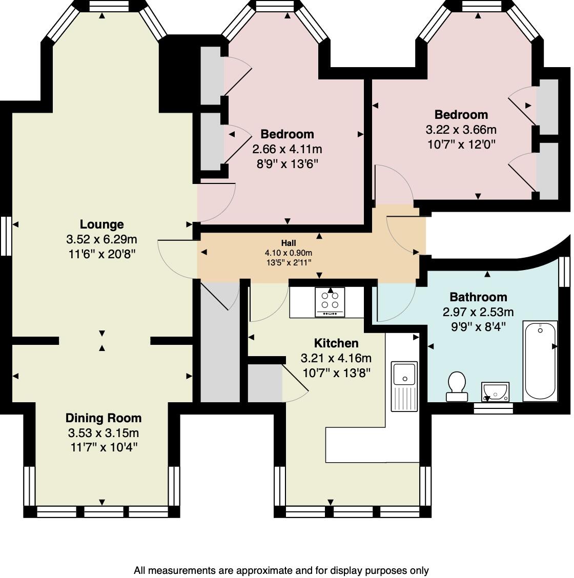 Top Flat, Seaview West, Shore Road, Kilcreggan, Argyll And Bute G84 floorplan