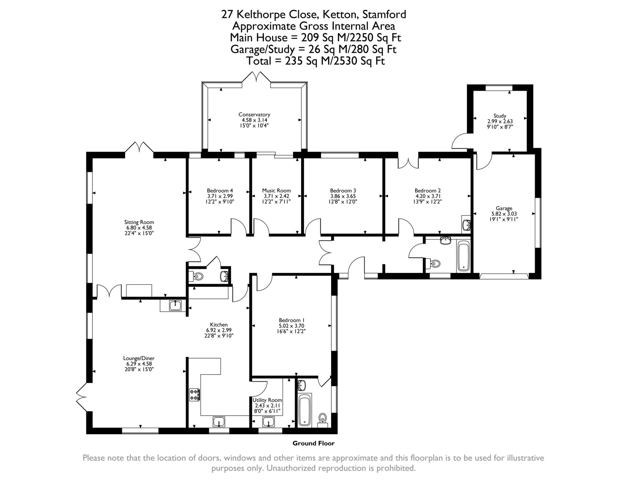Kelthorpe Close, Ketton, Stamford floorplan