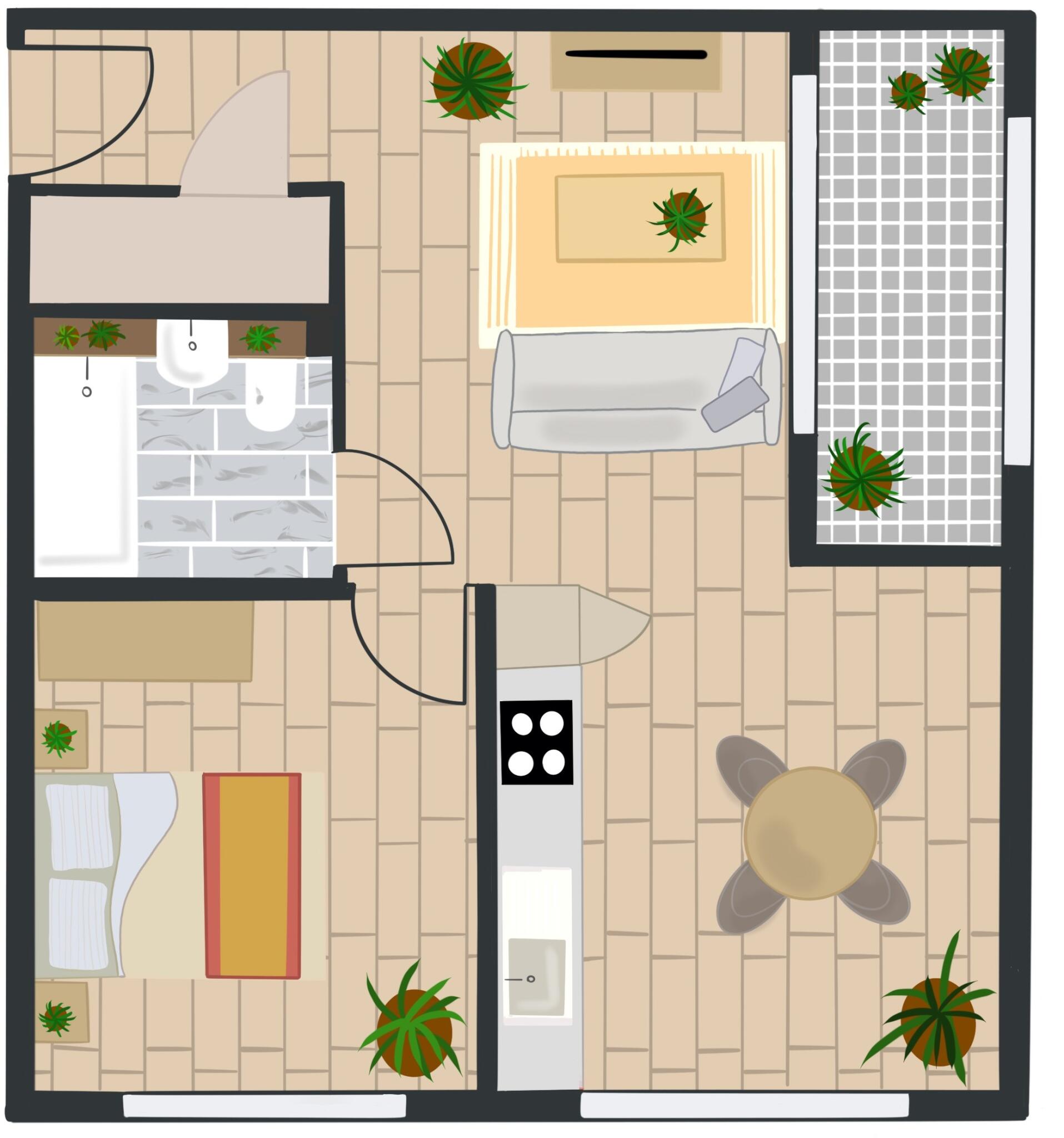 Enclave, 149 Hurst St Birmingham B5 floorplan