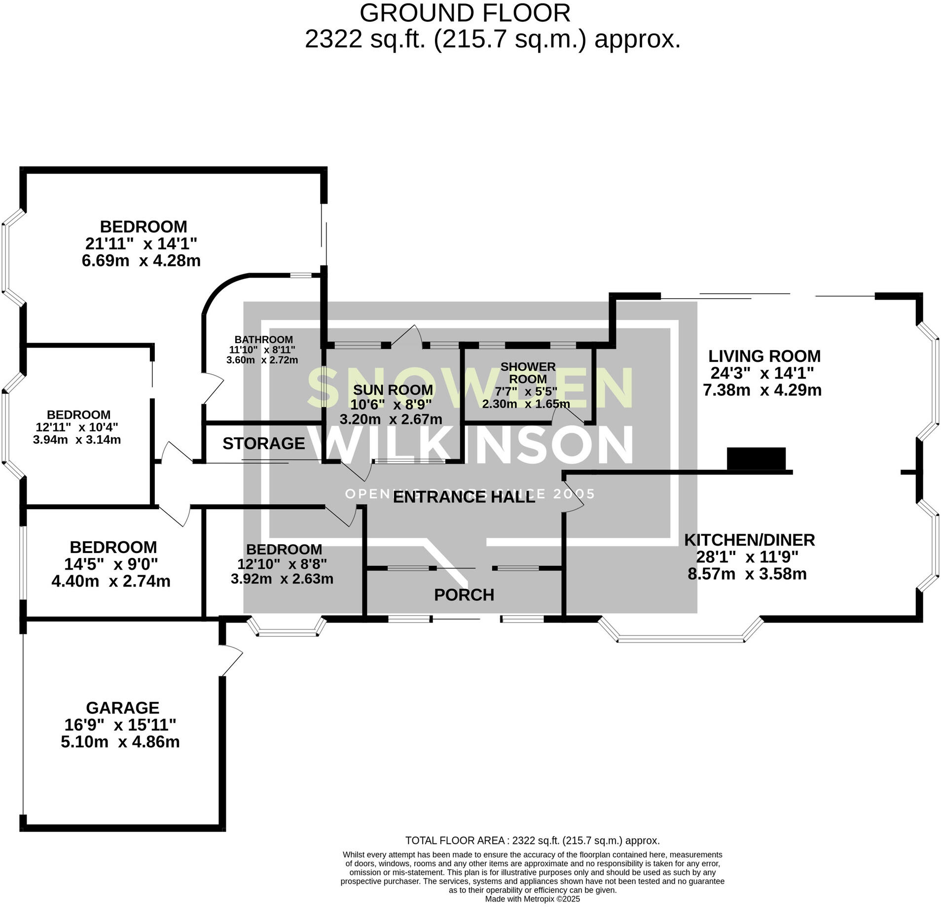 The Spinney, Cheadle floorplan