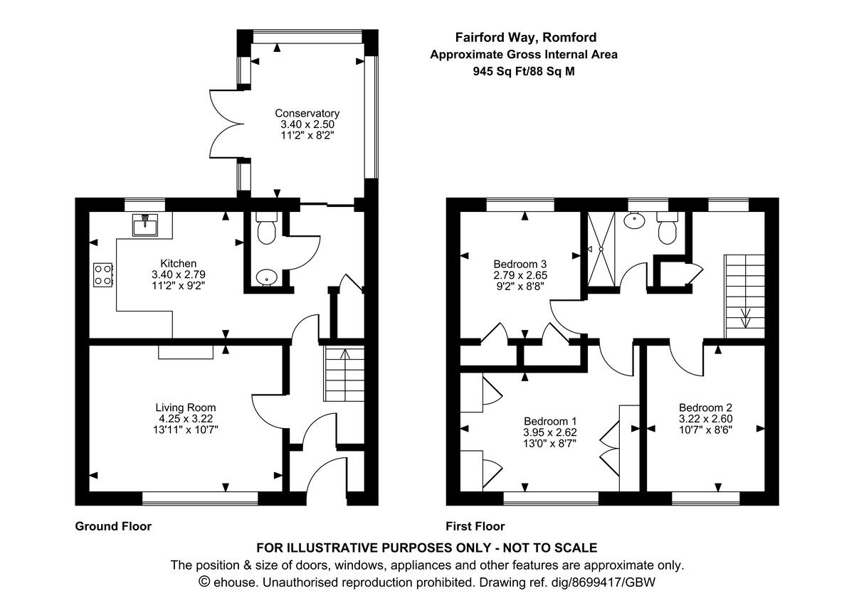 Fairford Way, Harold Hill floorplan