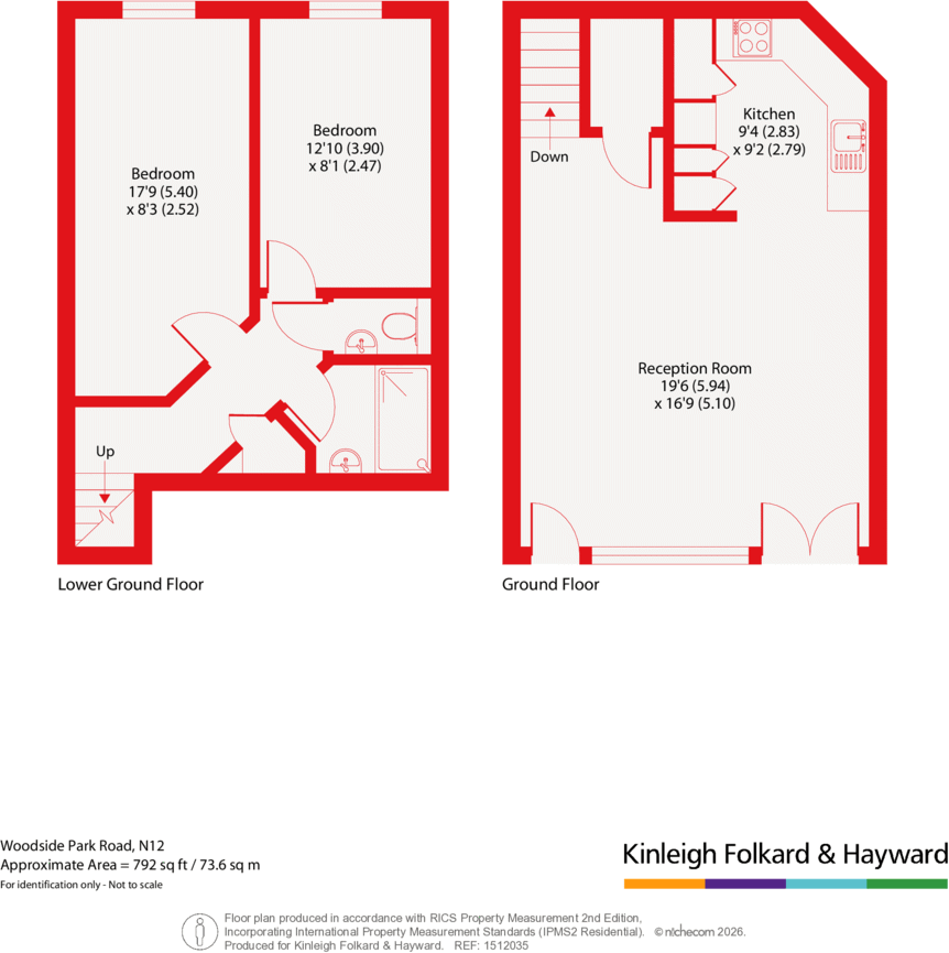 Woodside Park Road, London, N12 floorplan