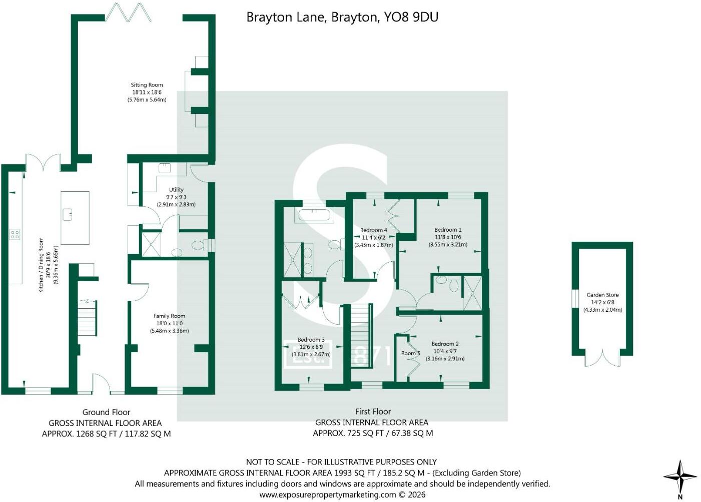 Brayton Lane, Brayton, Selby floorplan