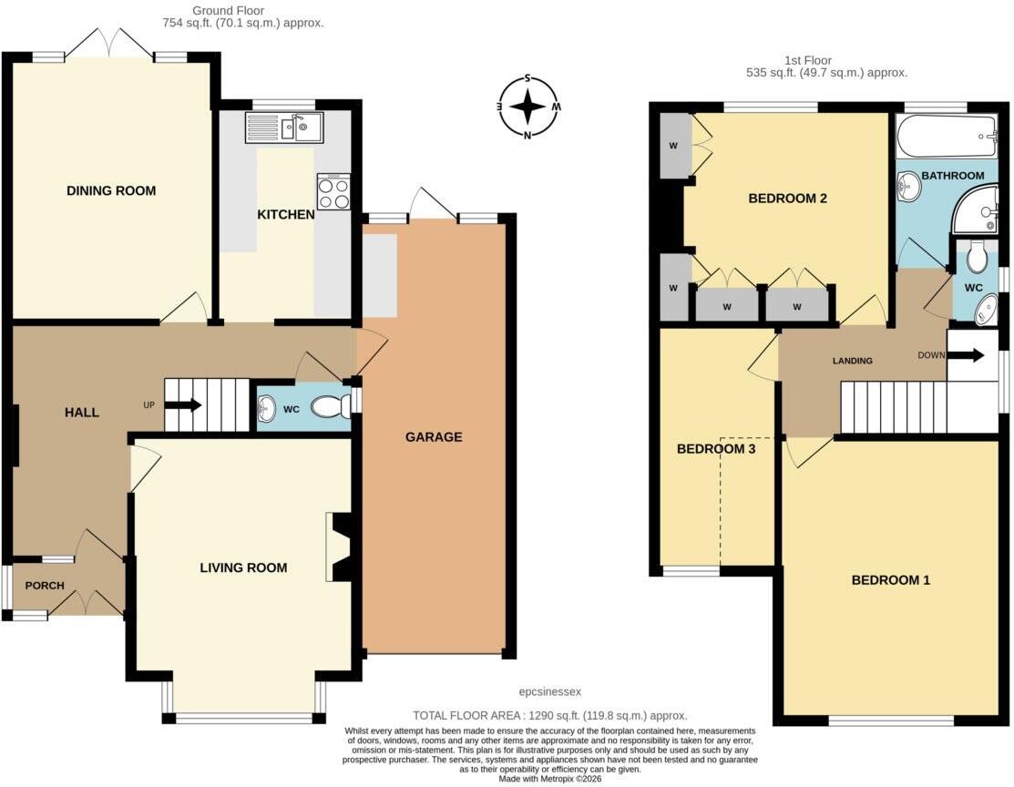 Gaynes Park Road, Upminster, Essex floorplan