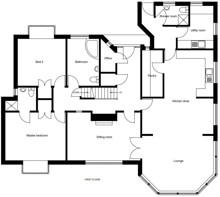 Standish Cote Farmhouse, Marton, Ulverston, Cumbria, LA12 0NS floorplan