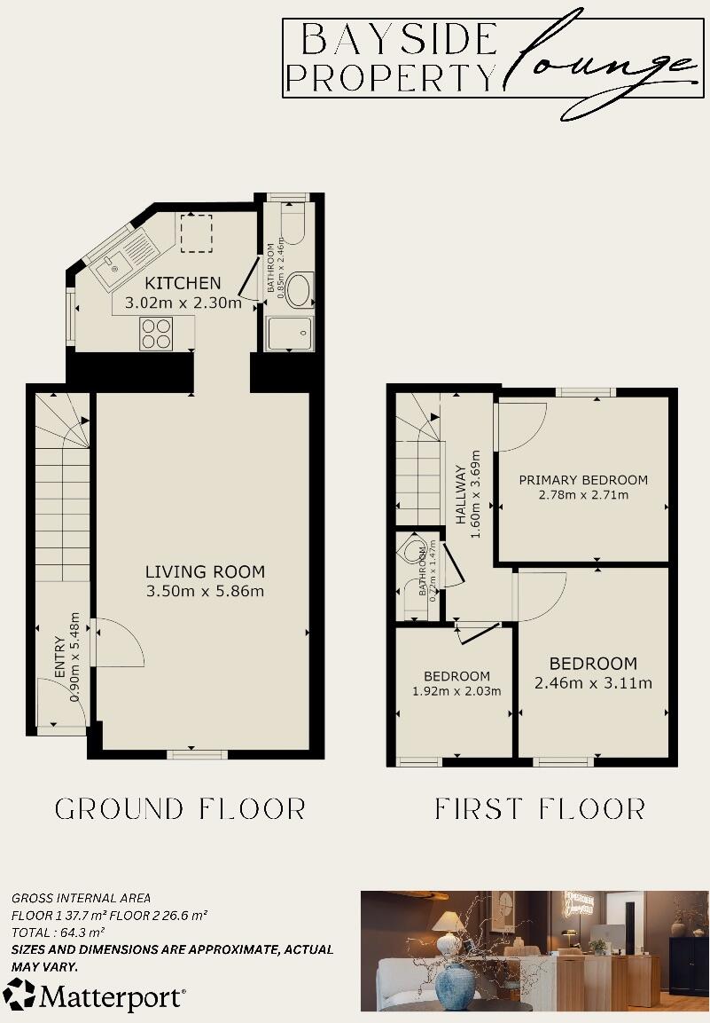 Glan-yr-Afon, Treharris floorplan