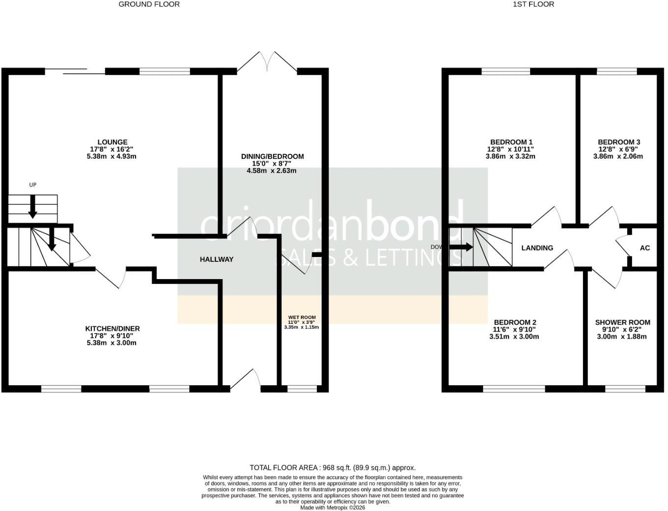 Thornfield, Cherry Lodge, Northampton NN3 floorplan