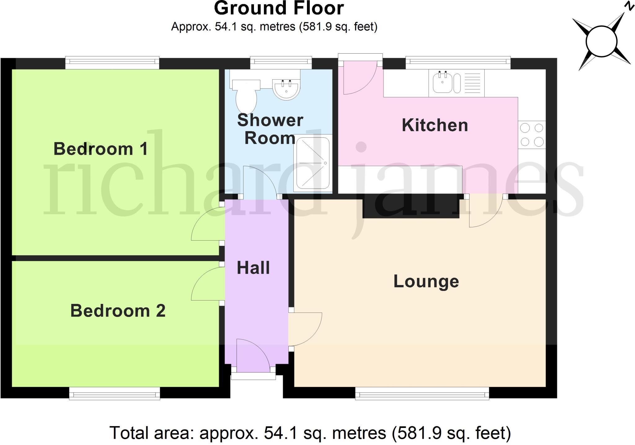 South Close, Rushden floorplan