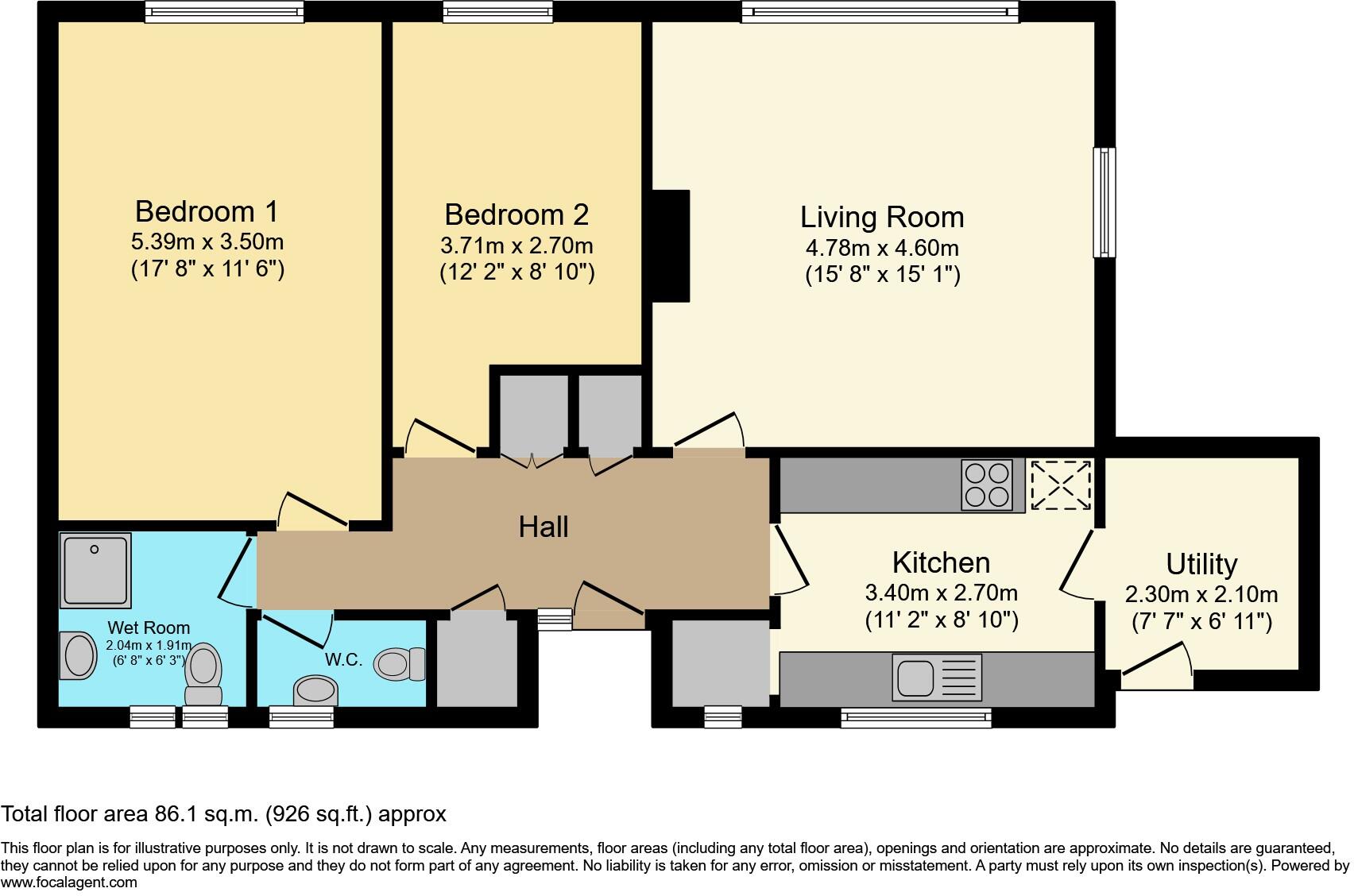 The Precincts, Peterborough, PE1 floorplan