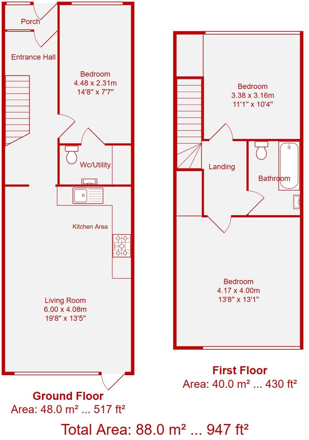 Hythe Road, Brighton floorplan