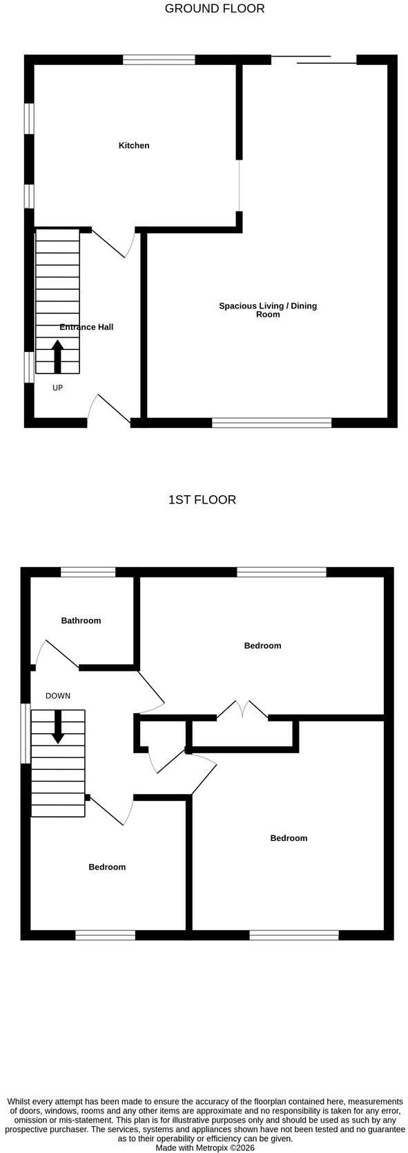 57 Roughaw Road, Skipton, BD23 2QA floorplan