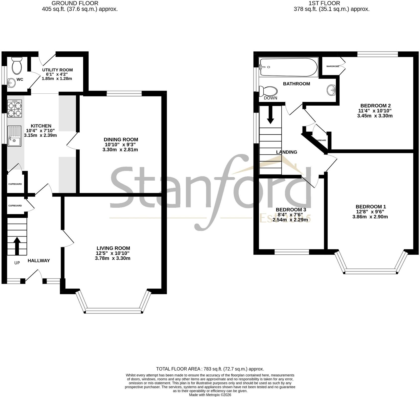 Cornwall Crescent, Southampton, Hampshire, SO18 floorplan