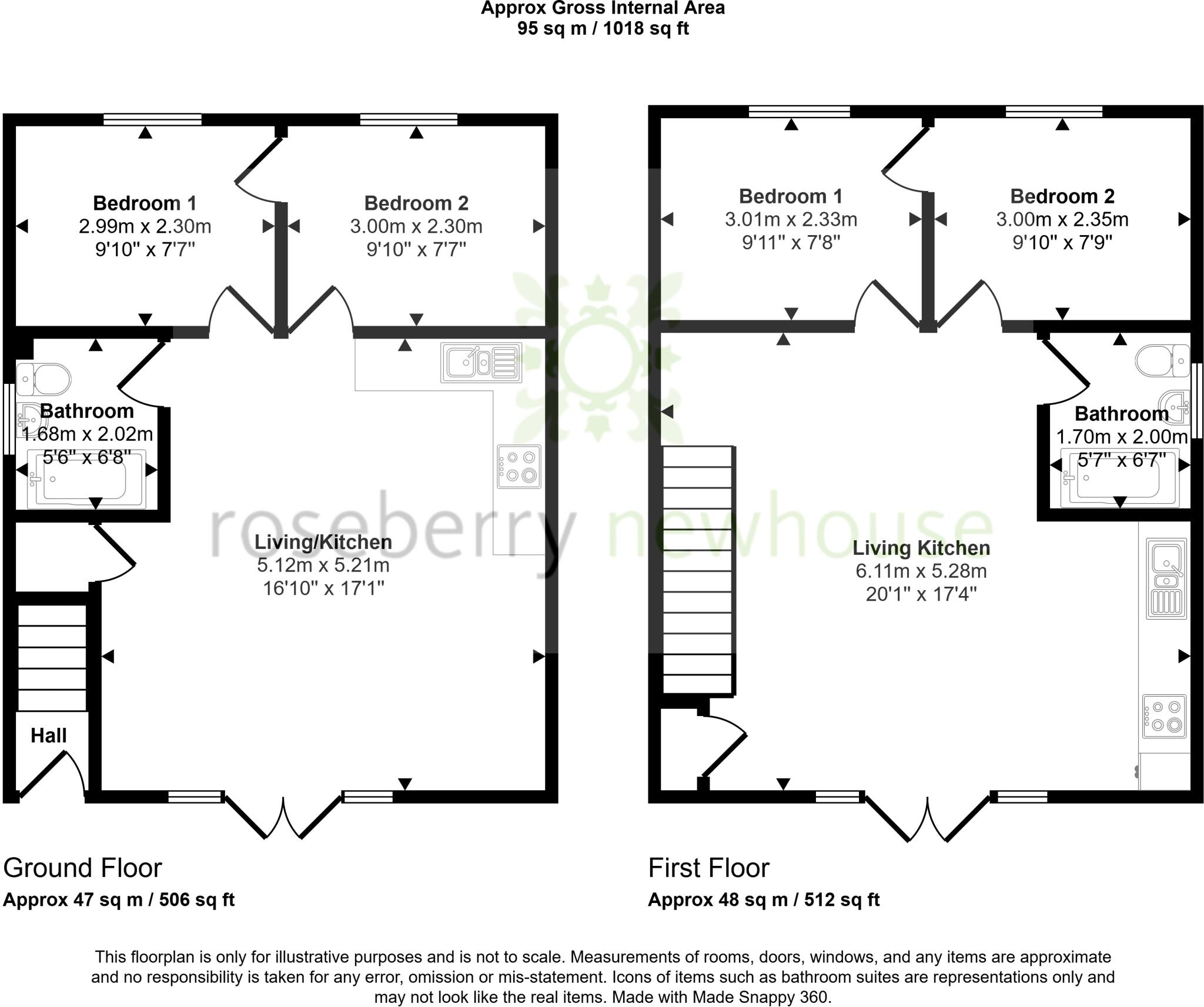 Garnet Street, Saltburn-by-the-Sea, North Yorkshire floorplan
