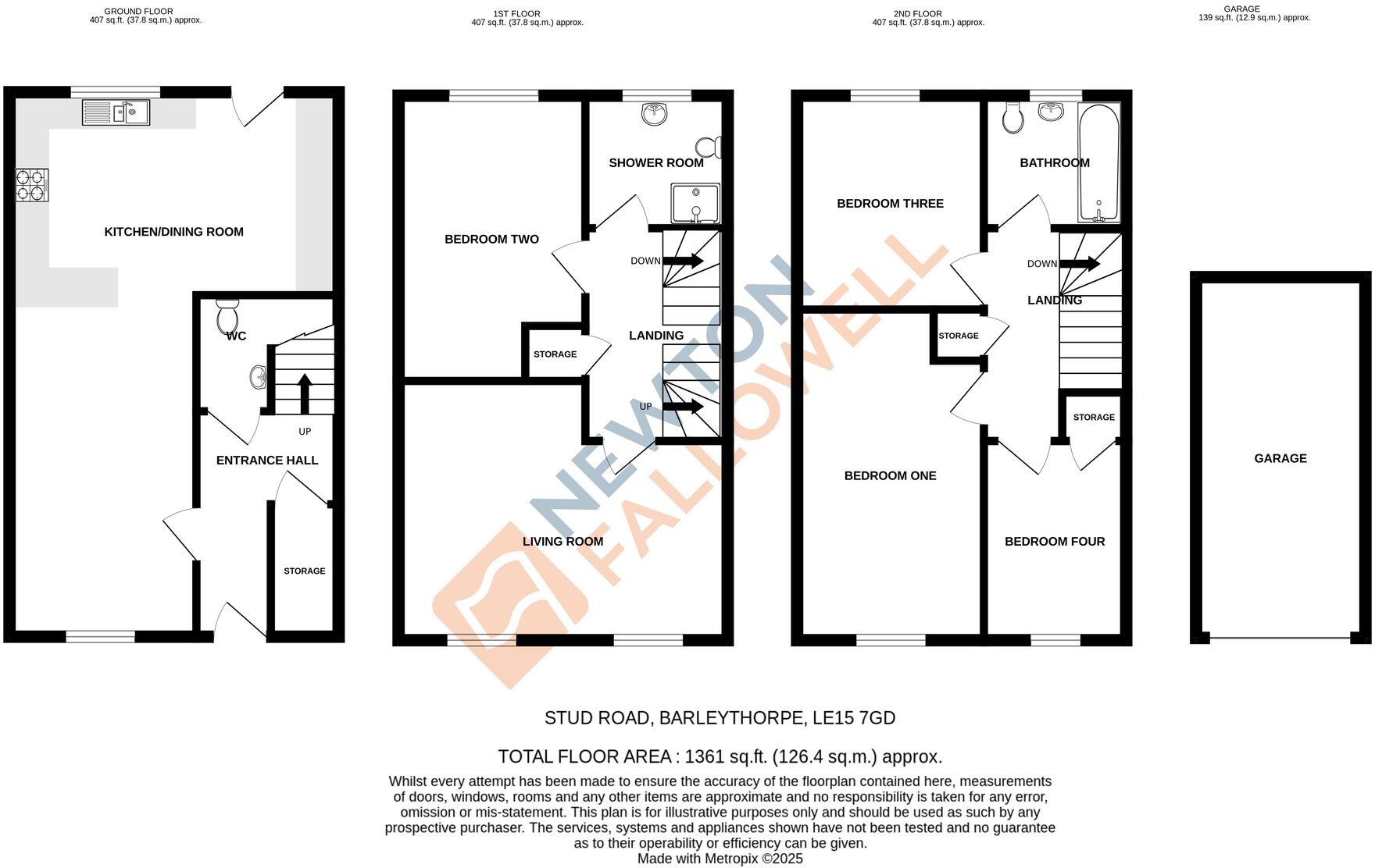 Stud Road, Barleythorpe, LE15 floorplan
